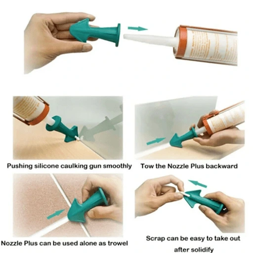 Silicone Caulking Nozzle Finisher Set