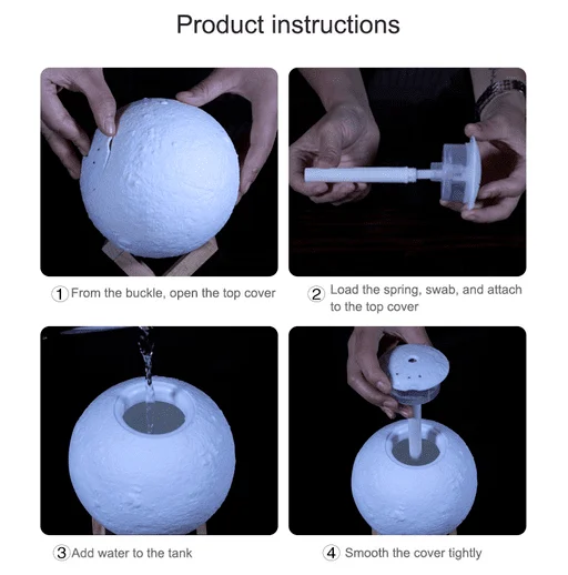 3D Moon Air Humidifier