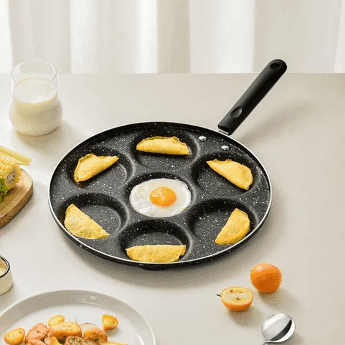 4/7 Holes Frying Pan