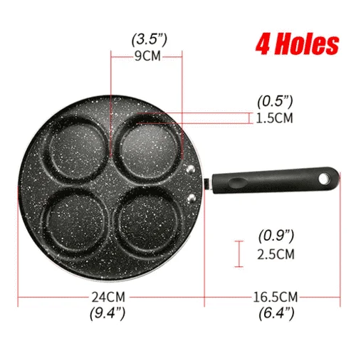 4/7 Holes Frying Pan