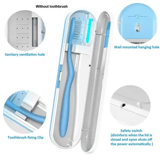Portable UV Light Toothbrush Sterilizer