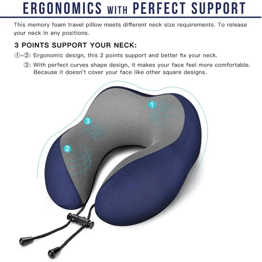 Memory Foam Neck Pillow