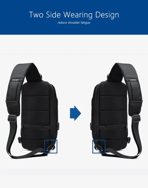 USB Anti-Theft Sling Backpack