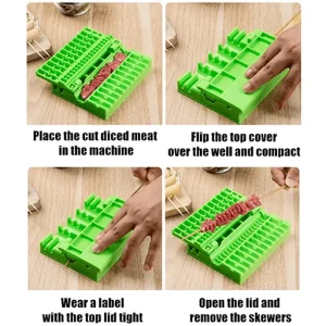 Multifunction Barbecue BBQ Skewer Box