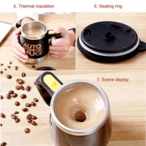 Stainless Steel Magnetic Mixing Mug