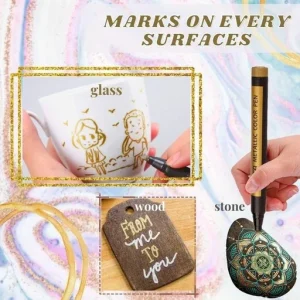 Metallic Permanent Color Paint Markers