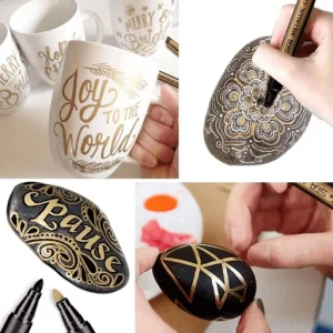 Metallic Permanent Color Paint Markers