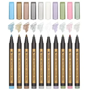 Metallic Permanent Color Paint Markers