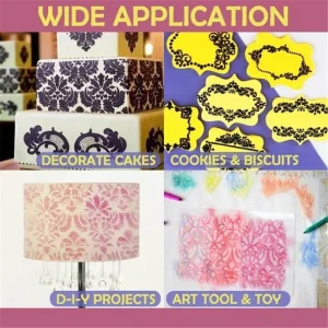 DIY Cake Lace Decoration Mould