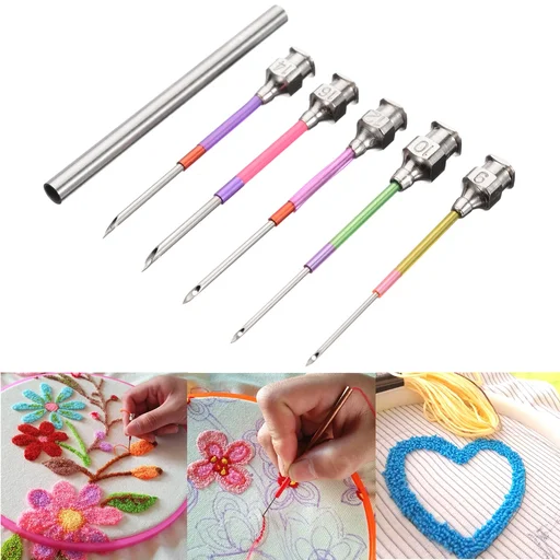 Embroidery Stitching Punch Needles