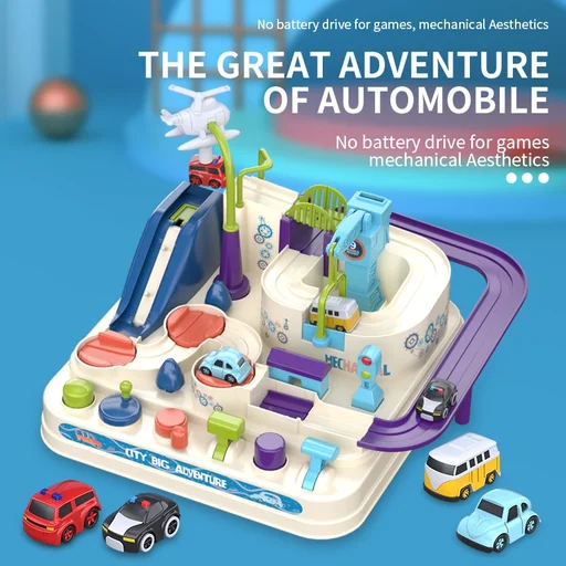 Racing Rail Car Interactive Toy