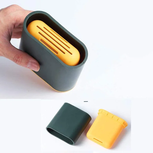 Revolutionary Silicone Flex Toilet Brush with Holder