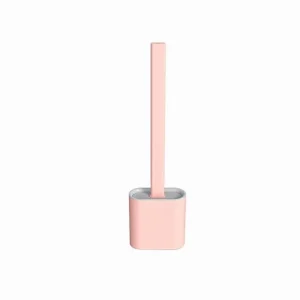 Revolutionary Silicone Flex Toilet Brush with Holder