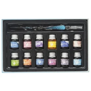 Crystal Starry Sky Glass Dip Pen