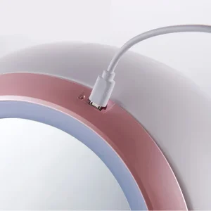 LED Mirror Makeup Cosmetic Organizer Box