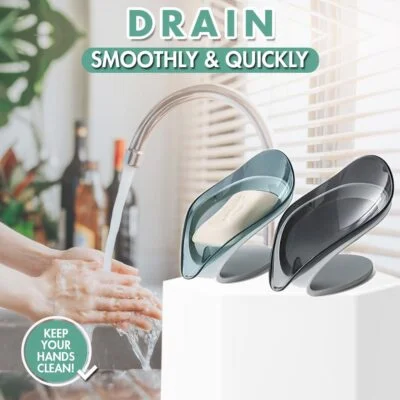 Self Draining Leaf Shape Soap Holder