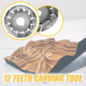 12 Teeth Wood Carving Disc