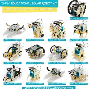 13-in-1 Educational Solar Robot Kit