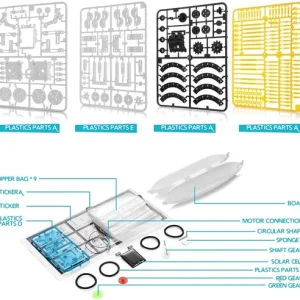 13-in-1 Educational Solar Robot Kit