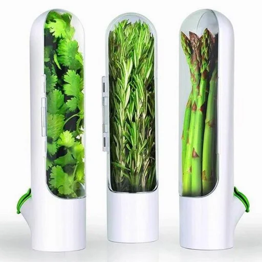 Long Lasting Refrigerator Herb Keeper