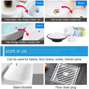 Wild Tornado Powerful Sink & Drain Cleaner High Efficiency Clog Remover