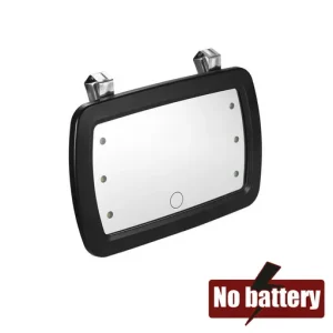 Car Sun Visor Makeup Mirror with LED Lights