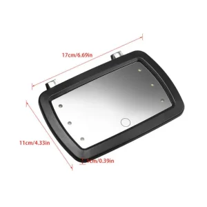 Car Sun Visor Makeup Mirror with LED Lights