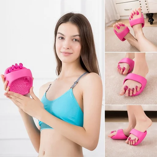 Contour Enhancing Half Palm Massage Slippers