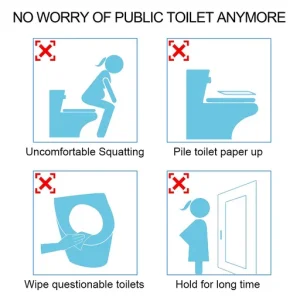 Disposable Plastic Toilet Seat Cover