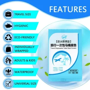 Disposable Plastic Toilet Seat Cover