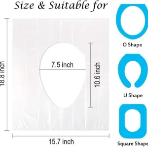 Disposable Plastic Toilet Seat Cover