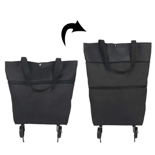 Expandable Grocery Shopping Trolley Bags