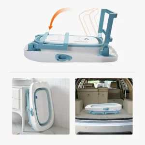 Foldable Baby Bath Tub Space Saver