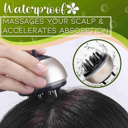 5 in 1 Eletric Head Massager Magic Shampoo Massage Comb Bath Massage Brush Scalp  Massager Head Hair Care - Creative Household