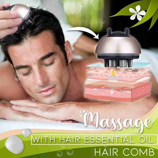 Massage with Hair Essential Oil Hair Comb