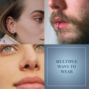Non-Piercing Septum Retractable Earrings Hoop