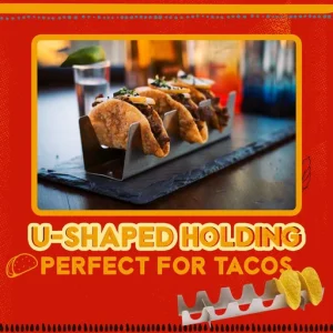 Stainless Steel Taco Holder Stand