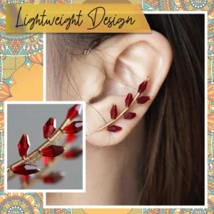 Vintage Stainless Steel Wedding Ear Cuff Earrings