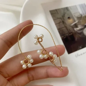 Vintage Wedding Stainless Steel Ear Cuff Earrings