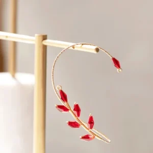 Vintage Wedding Stainless Steel Ear Cuff Earrings
