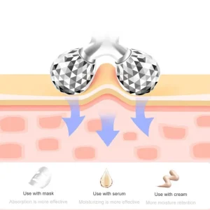 Diamond Microcurrent V Facial Massager