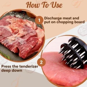 Quick Pin Press Meat Tenderizer