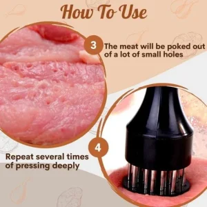 Quick Pin Press Meat Tenderizer
