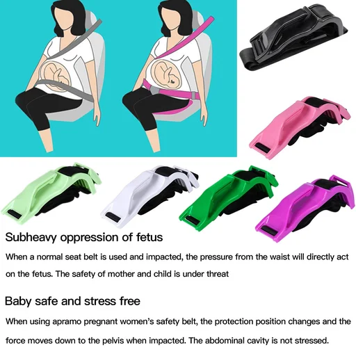 Totf Pregnancy Buffer Adjuster,Seat Bump Strap for Pregnant Women Protect Belly,Prevent Compression of Abdomen - A Must Have Maternity Seat Cover Adjuster