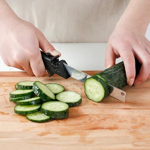 Clever Cutter Straight Blade & Wavy Blade Chopping Knives 