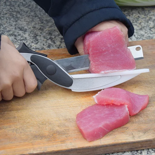 Buy Clever Cutter 2 In 1 Cutting Board And Knife Scissors for just 28.90  USD –