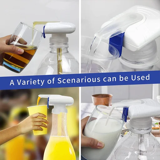 The Magic Bottle Tap Automatic Drink Milk Dispenser Straw Suction Pump  Automatic Juice Beverage Straw Spill Proof Hands-Free