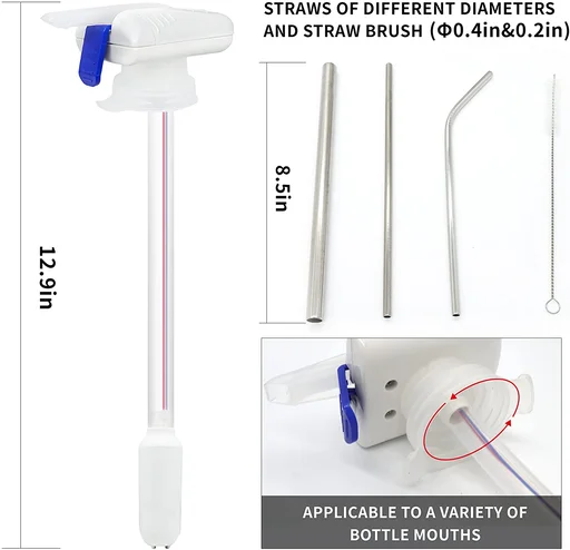 Distributeur Automatique De Boisson 'Magic Tap' - Lot De 2 - Fonctionne Sur Piles - Pour Bouteilles Et Cruches - Facilite Le Service