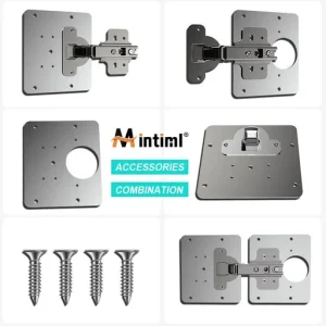 Mintiml Cabinet Door Hinge Repair Plate