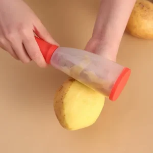 Multifunctional Storage Type Peeling Knife with Storage Tube Peeler